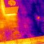 Infrared thermal imaging roof scan